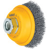 DEWALT 3" x 5/8"-11 HP .014 Carbon Crimp Wire Cup Brush  (P/N DW4920)