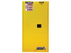 60 Gallon, 2 Shelves, 2 Doors, Self Close, Flammable Cabinet, Sure-Grip® EX, Yellow - 896020