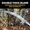 Jameson Double Hook Curved Blade Saw Head and Leather Scabbard, 16"