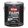 Krylon® Farm & Implement Paint Gallons  Low Gloss Black 128 oz. 4/CS