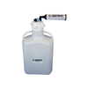 10 Liter HDPE Carboy with Filter Kit, VaporTrap™, 4 Ports 1/8" Tubing, 3 Ports 1/4" Tubing, 83mm Cap - 12812
