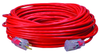 Southwire 100ft SJTW 14/3 Outdoor Extension Cord W/ Lighted End (Red) 6/BX