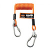 Ergodyne squids Coiled Cable Lanyard-5lbs Orange Standard