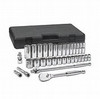33 Pc.1/2" Drive 12 Point SAE Standard and Deep Socket Set