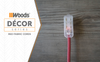 Woods INDCORD, 16/2 SPT2 8' RED LE FABRIC SL