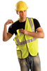 Occunomix Premium Solid 5-PT Break-Away Safety Vest 1/EA