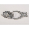 Antistatic Wire For Bonding/Grounding, With Hand Clamp and 1/4 inch Terminal, 10 feet Coiled