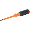 Insulated Screwdriver, #2 Phillips Tip, 4-Inch Round Shank