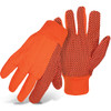 PIP® 1JP5010F 10oz Fabric Work Gloves, Size L, Hi-Vis Orange