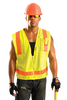 Occunomix Premium Solid/Mesh Gloss Safety Vest 1/EA