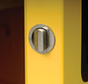 17 Gallon, 1 Shelf, 2 Doors, Manual Close, Flammable Safety Cabinet, Sure-Grip® EX Piggyback, Yellow - 891700