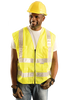 Occunomix Mesh Dual Stripe Gloss Safety Vest 1/EA