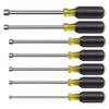Klein Magnetic Nut Driver Set 6" Shafts, 7 Pc