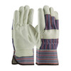 PIP® 87-1563  Leather Palm Gloves, Size L, Blue