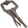 C-Clamp Locking Pliers with Swivel Jaws Set, 6- and 11-Inch, 2-Piece