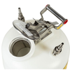 2 Gallon, Polyethylene Quick-Disconnect Disposal Safety Can, Stainless Steel Fittings for 3/8" Tubing, White - TF12752
