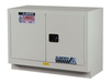23 Gallon, 1 Shelf, 2 Doors, Self Close, Flammable Cabinet, Sure-Grip® EX Under Fume Hood, Silver - 883620