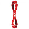 Ergodyne squids Grabber - Dual Clip Mount Red