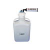 10 Liter HDPE Carboy with Filter Kit, VaporTrap™, 6 Ports 1/8" Tubing, 1 Port 1/4" or 3/8" Hose Barb, 83mm Cap - 12807