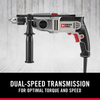 PORTER CABLE 7.0 Amp 1/2" VSR 2 Speed Hammerdrill