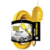 SOUTHWIRE Heavy Duty Trouble Light, 14/3, 50' SJEO, Metal Guard, w/Outlet 6/BX
