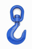 SWIVEL HOIST HOOK,W/LATCH,PL,#2,3/4T