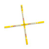 Allegro Fixed Mahole Safety Cross, Small, 24"