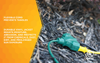 Woods CORD SET, 16/3 8' SJTW GREEN POWER BLOCK 12/BX