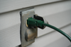 Woods CORD SET, 16/3 8' SJTW GREEN POWER BLOCK 12/BX