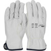 PIP® 09-LC571  Leather Drivers, Size M, Natural, ANSI A5
