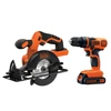 BLACK+DECKER 20V 2KIT DRILL/DRIVER CIRCULAR SAW