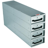 JOBOX 4-Drawer Long Stacked Heavy-Duty Aluminum Drawer Storage - (12"W x 24"H x 50"L)