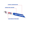 LENOX Bi-Metal Reciprocating Saw Blade, 8-Inch, 10 TPi, 25-Pack