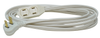 Woods CUBE TAP, 16/2 13' WHITE SLIMLINE 12/BX