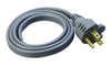 Southwire 3ft 16/3 SPT-3 -Straight Power Supply Cord - Flat SPT-3 Construction (Grey) 25/BX