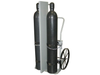 Double Cylinder Hand Truck With Firewall, 20" Steel Wheels - 35046