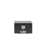 JOBOX 30" Long Black Steel Underbed Truck Box with Rain Gutter - 18" x 18"