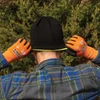 Winter Knit Dipped Gloves, Cut Level A1, Touchscreen, Medium