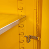 54 Gallon, 3 Shelves, 1 Door, Self Close, Flammable Cabinet, Sure-Grip® EX Deep Slimline, Red - 895421
