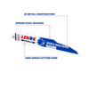 LENOX Demolition Reciprocating Saw Blade With Power Blast Technology, Bi-Metal, 9-Inch, 6 TPi, 50/Pk