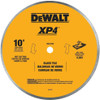 DEWALT Continuous Rim Glass Tile Blade, 10"