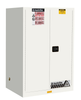 90 Gallon, 2 Shelves, 2 Doors, Self Close, Flammable Cabinet, Sure-Grip® EX, White - 899025