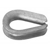1/4" Heavy wire rope thimble