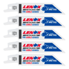 LENOX 20550-414R 4" 14TPi Metal Cutting Reciprocating Saw Blade, Pack Of 5