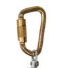 SafeWaze Latitude Pro 7' Single Web SRL: Steel Carabiner, Alu Rebar Hook