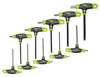 GREENLEE T-Handle Wrench Set, 10-piece set