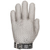 US Mesh® USM-1190  Metal Mesh Gloves, Size M, Silver