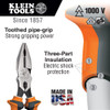 Klein Combination Pliers, Insulated