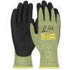 G-Tek® PolyKor® 16-AR413  Hi Performance Glove, Size L, Green, ANSI A4