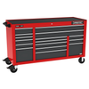 PWR WRKSTN 67 IN 17 DWR RED/GREY